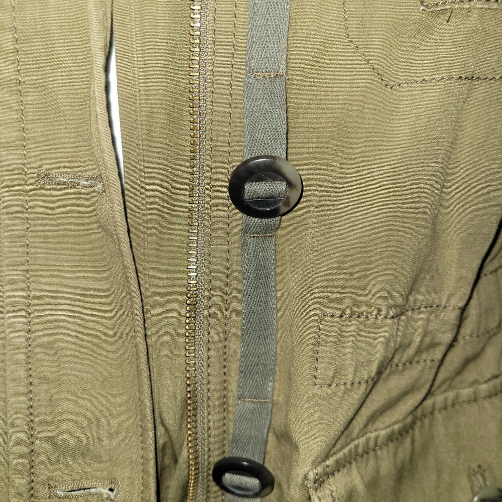 Loft Khaki Green Utility Jacket Pm - image 7